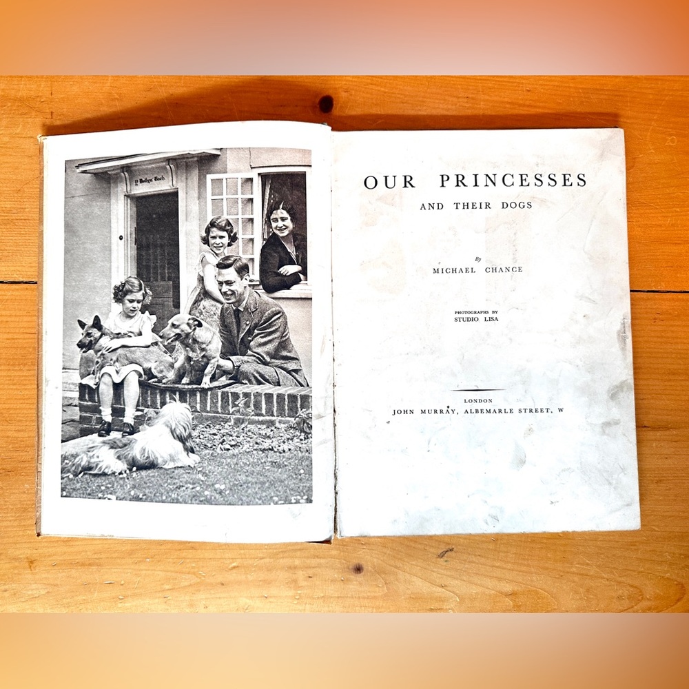 Antique Vintage Our Princesses and Their Dogs Book 1936/1937